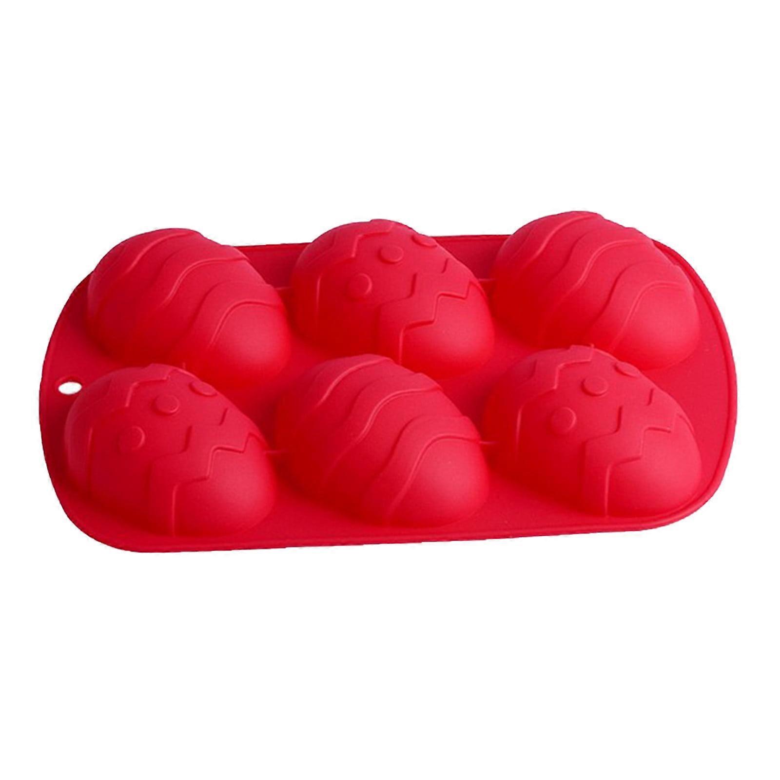 Cailmei Diy Dinosaur Eggs Chocolate Kitchen Baking Tools Red One Size