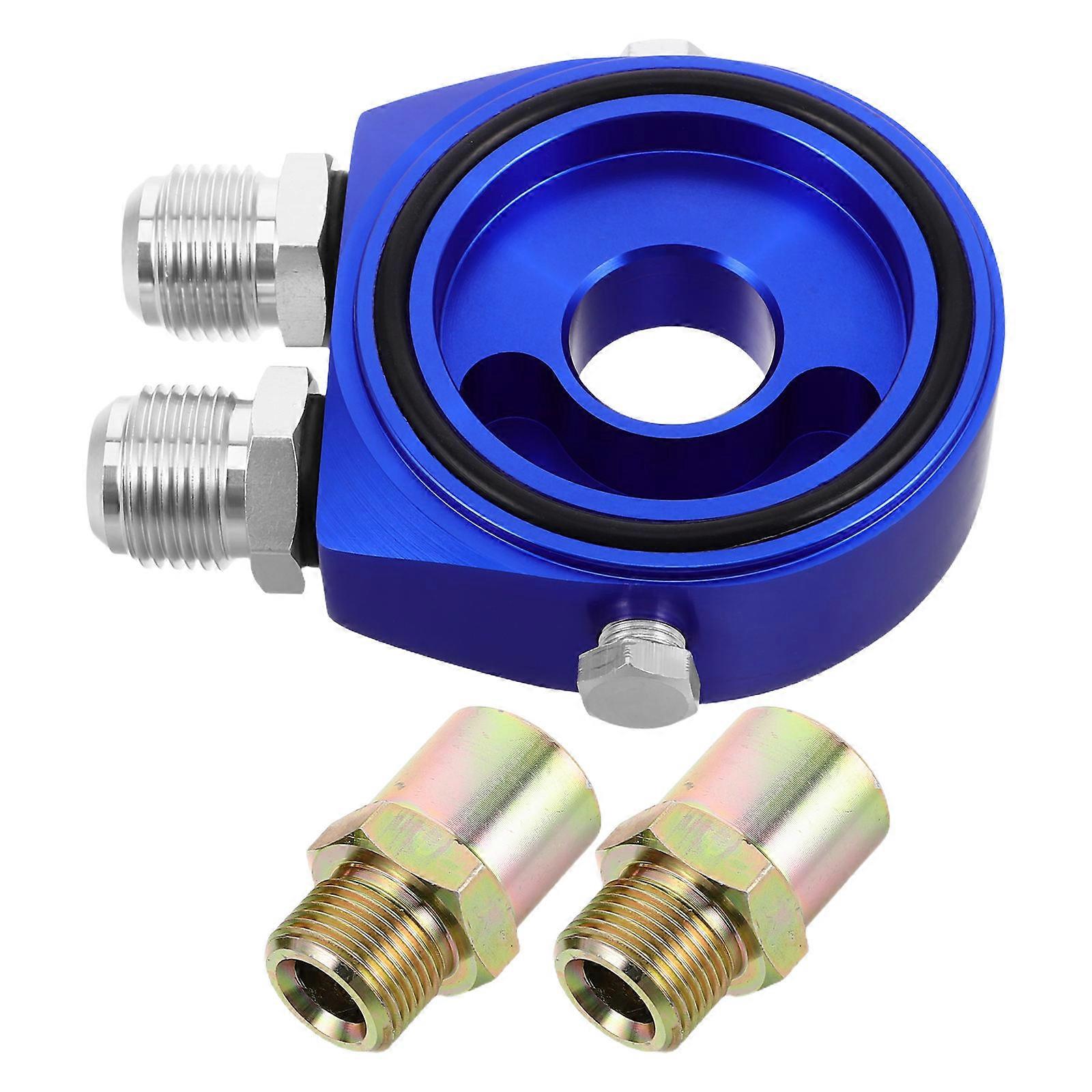 Oil Cooler Adapter Aluminum Alloy for Car Modification 2Pcs Engine Cooling