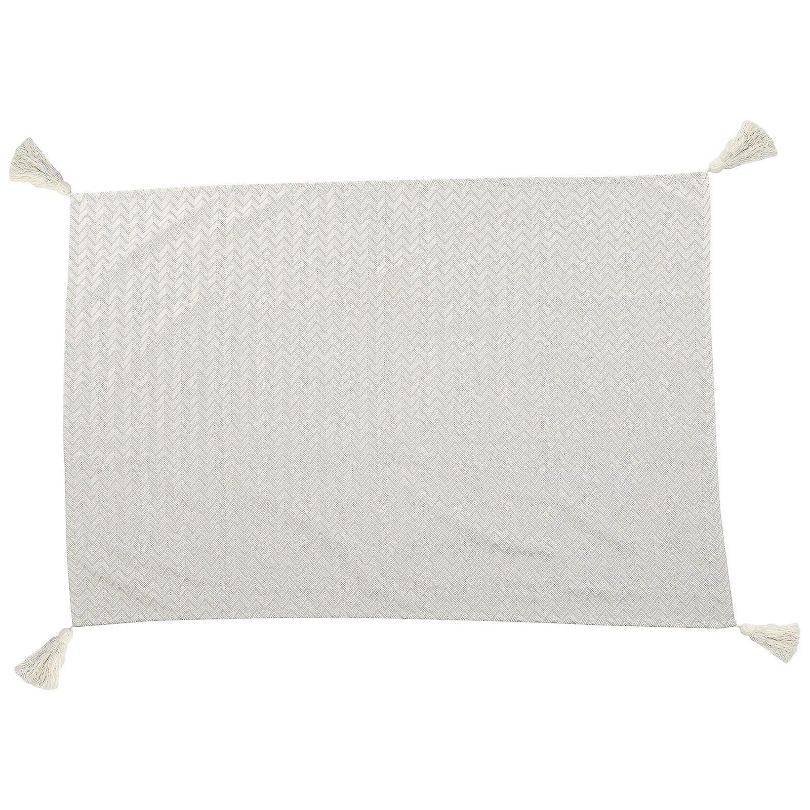 2Pcs Rustic Racked Pattern Table Cloth Rectangular Dining Table Decor For Home Kitchen And Restaurant 140X100CM