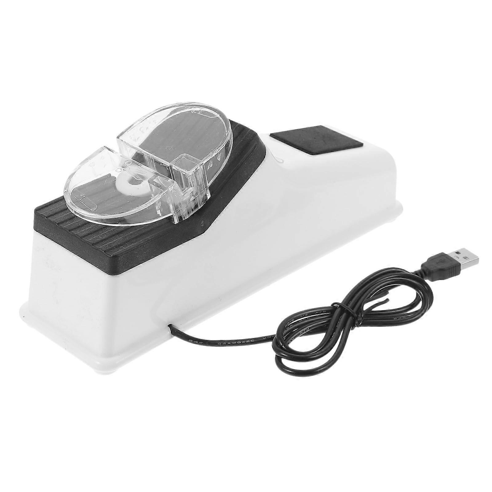 Electric Knife Sharpener USB Rechargeable Quick Sharpening Tool for Knives and Scissors Kitchen