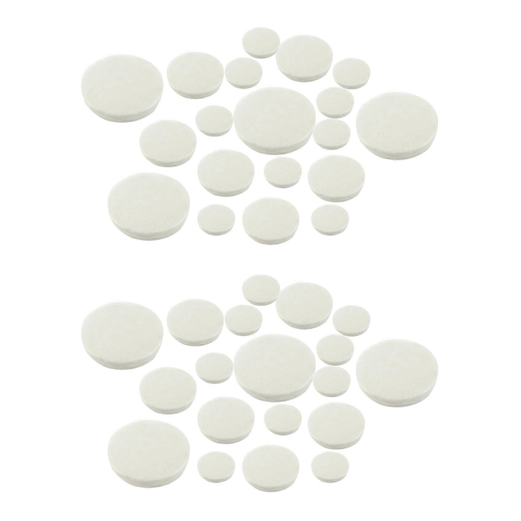 34Pcs Clarinet Leather Pads Replacement for Exquisite Wind Instrument