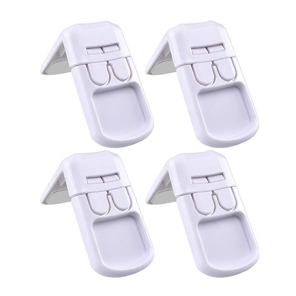 Childproof Refrigerator Lock For Parents Drawer Right Angle ABS Material 4Pcs