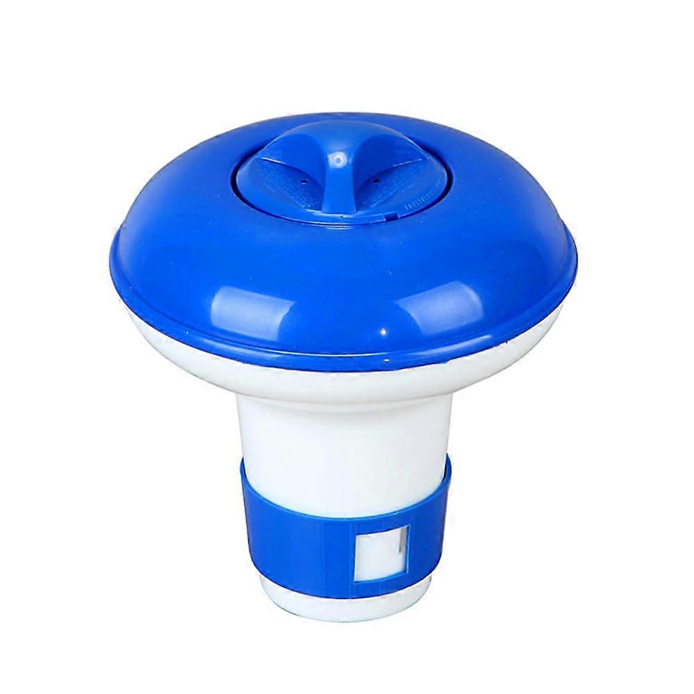 Large Capacity Floating Pool Chlorine Dispenser with Adjustable Flow Vents for 5 Inch Tablets