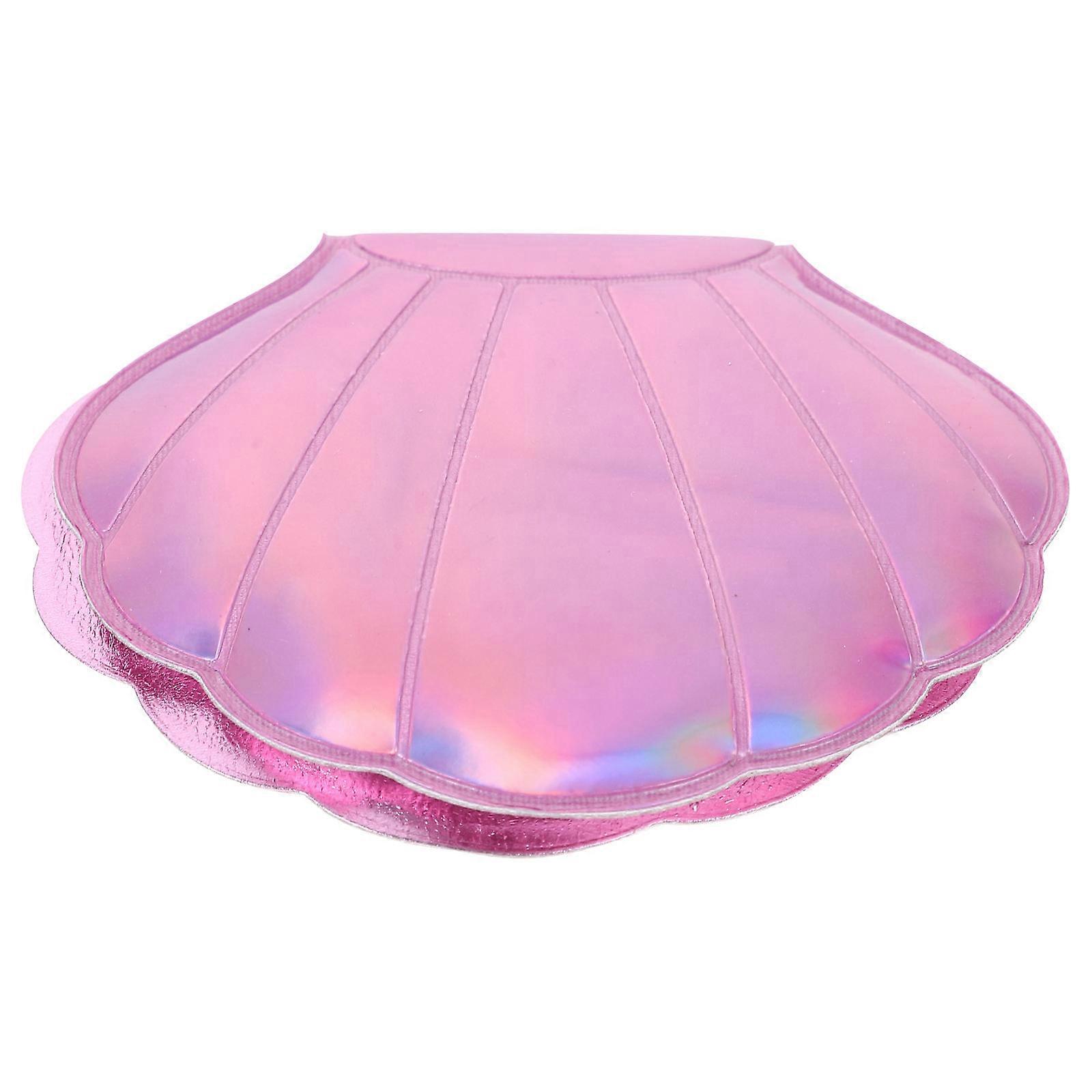 Makeup Mirror Folding Shell Shape Double Sides Mirror for Women Use
