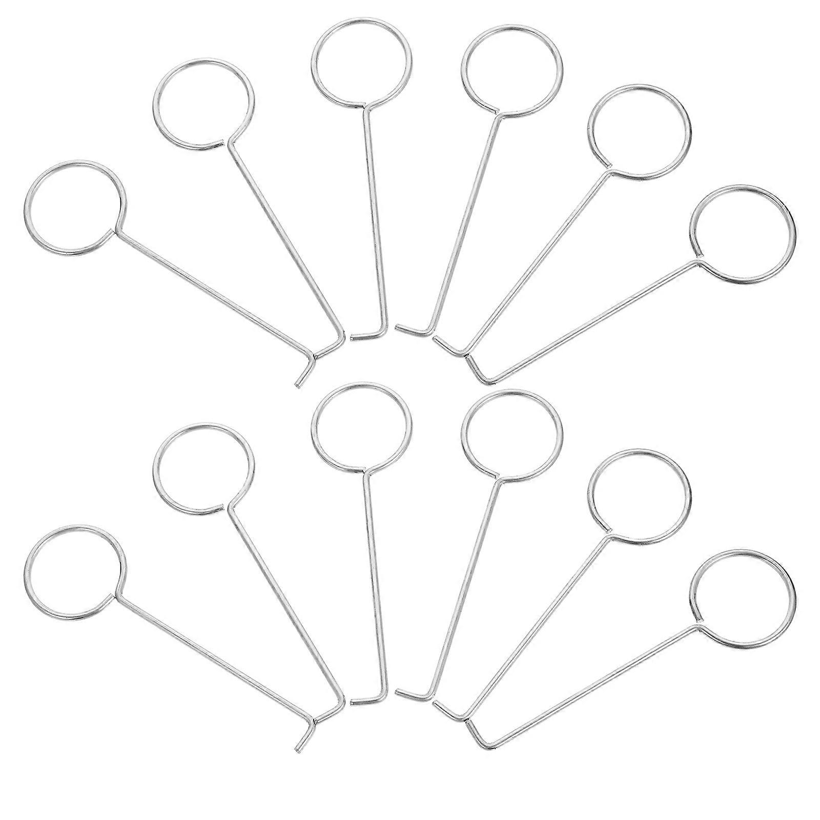 Drain Key Lifting Hooks Iron Equipment for Lifting 50Pcs Drain Grate Puller