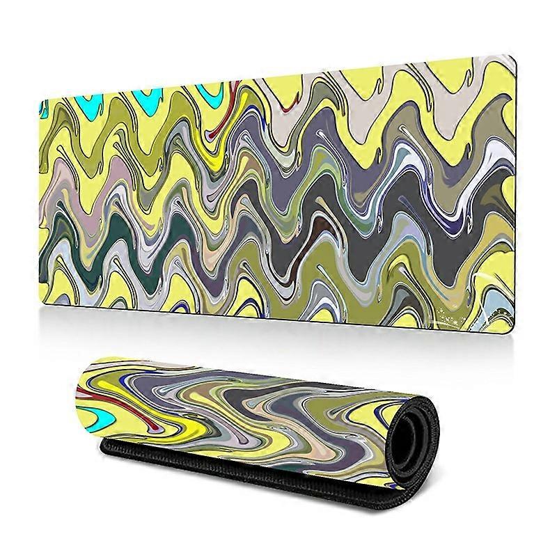 400*900*3mm Abstract Pattern Large Mouse Pad Anti-skid Rubber Desktop Mat