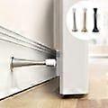 Door stop with spring, 6 pcs (3 colors)