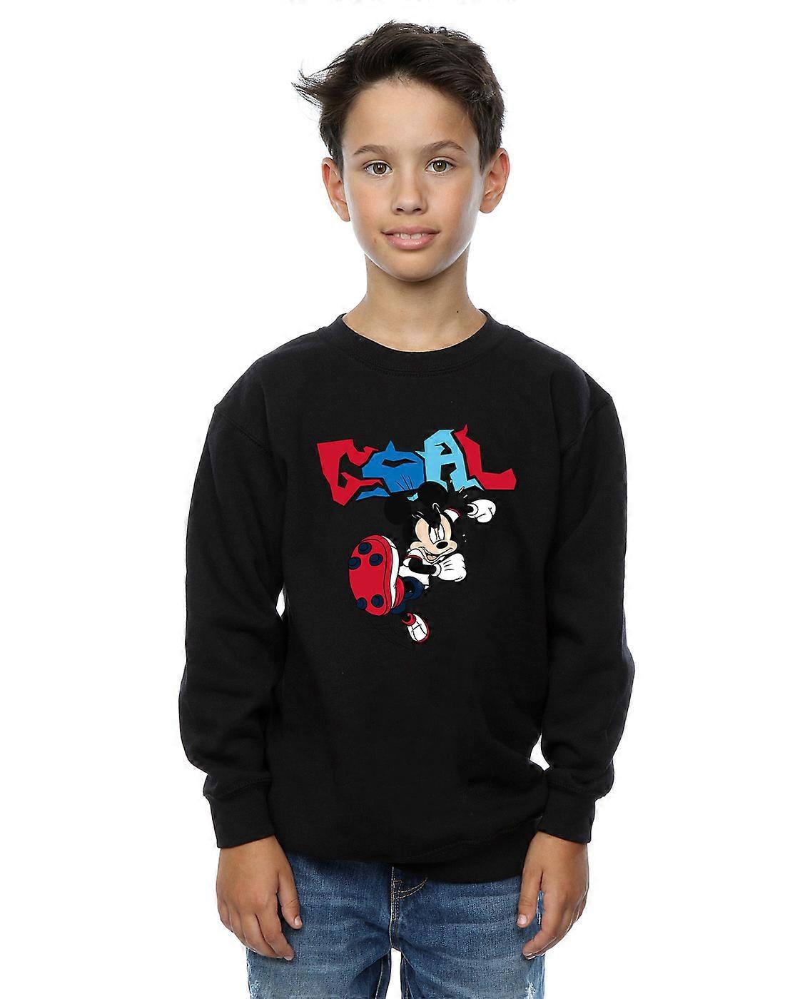 Disney Boys Mickey Mouse Goal Striker Pose Sweatshirt