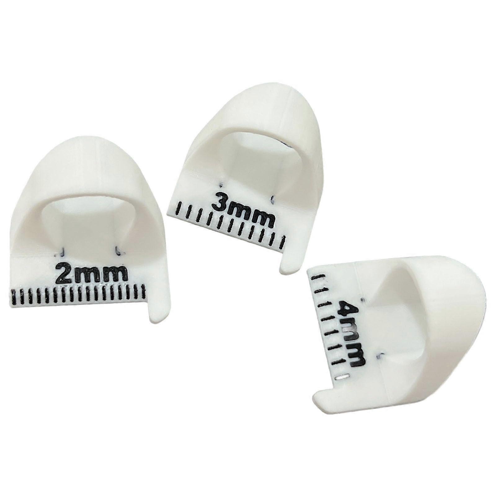 Sewing Measuring Ruler with Accurate Millimeter Scale Quilting Finger Ruler for Patchwork