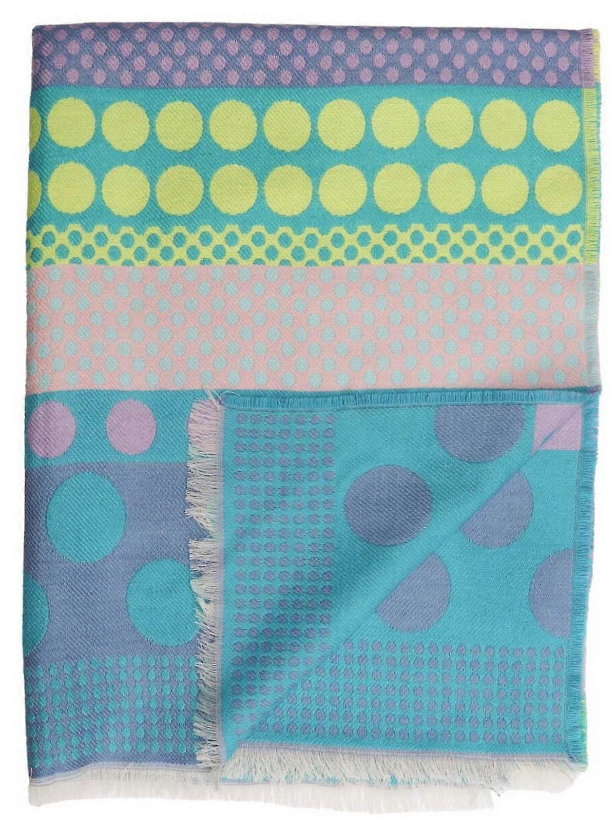 Zelly Multi Spots Scarf - Blue