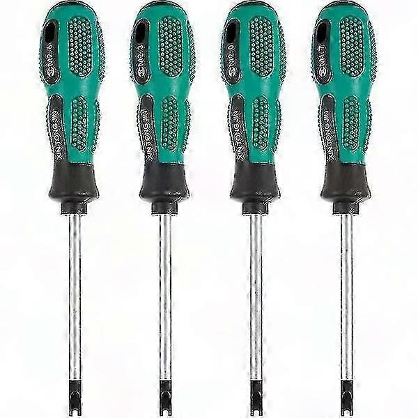 U-Fork Screwdriver Set, 4-Piece Magnetic U-Type Screwdriver Kit