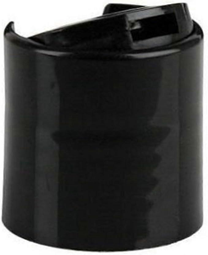 24410 Black Disc  Bottle Caps 5 Pack for Lotion Bottles OneHand Press Controlled Dispensing