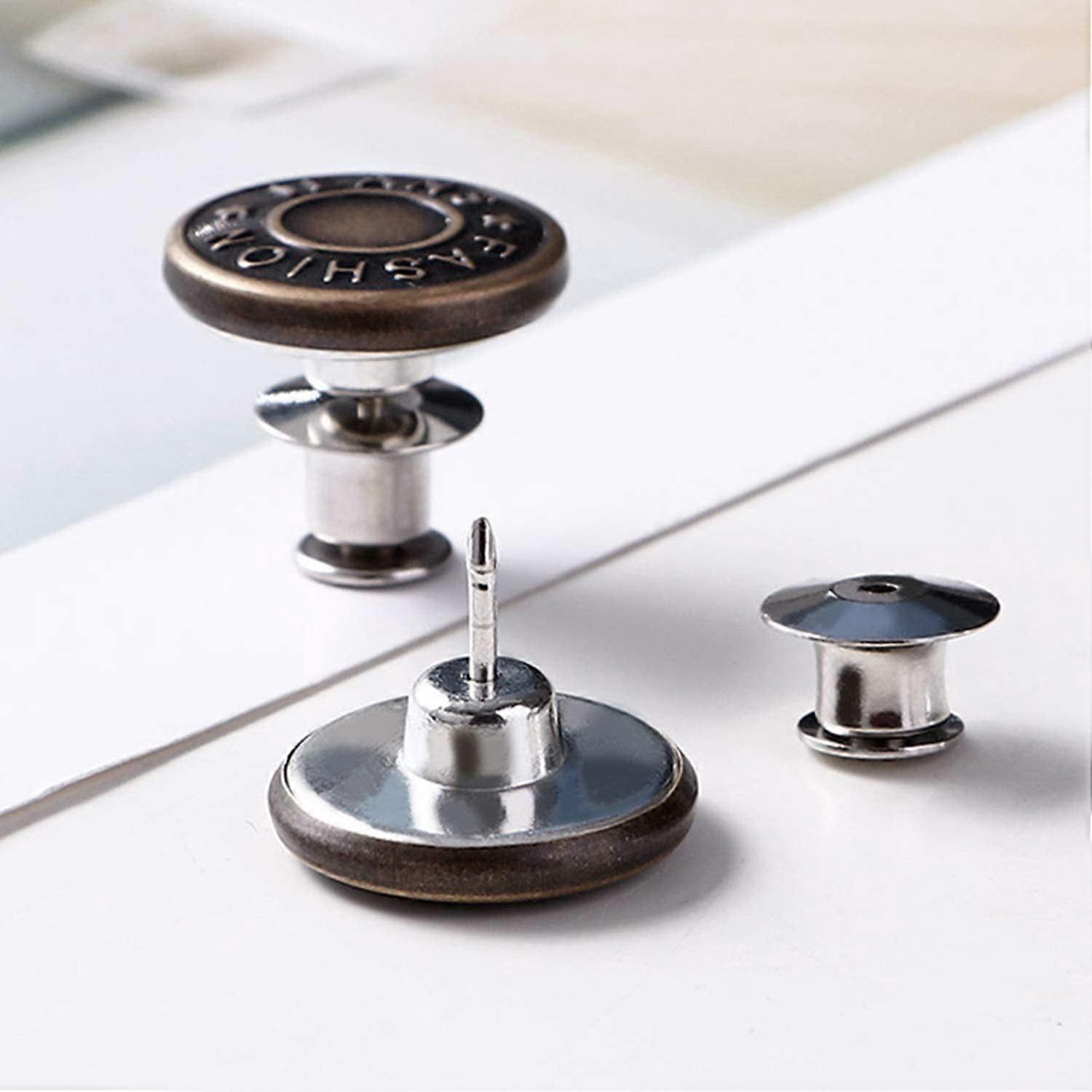 Adjustable Button Jeans 8Pcs - No Sew Button