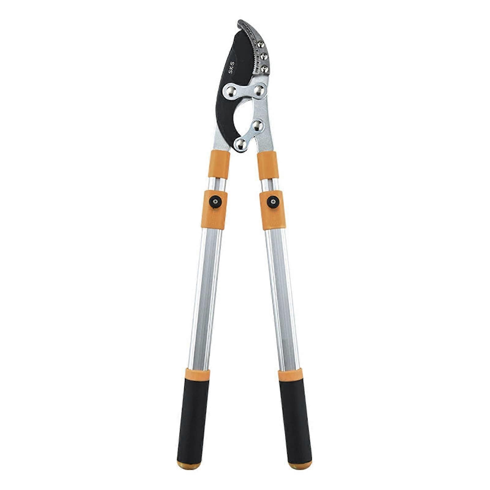 Telescopic Hedge Shears with Precision Blades and Ergonomic Grip for Tree Pruning and Branch Cutting