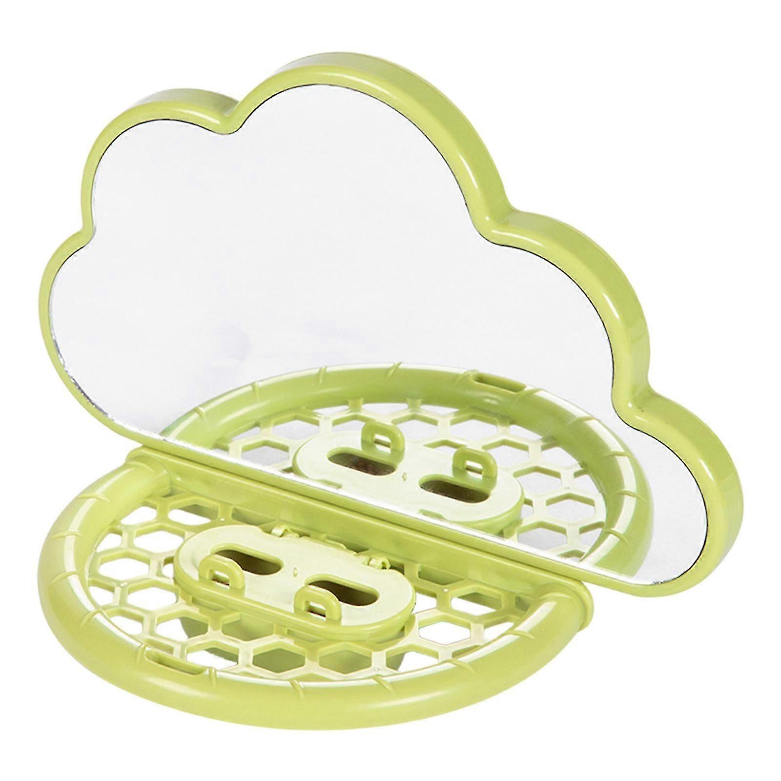 Anxiety Relief Bird Mirror Toy Interactive Cage Accessory White