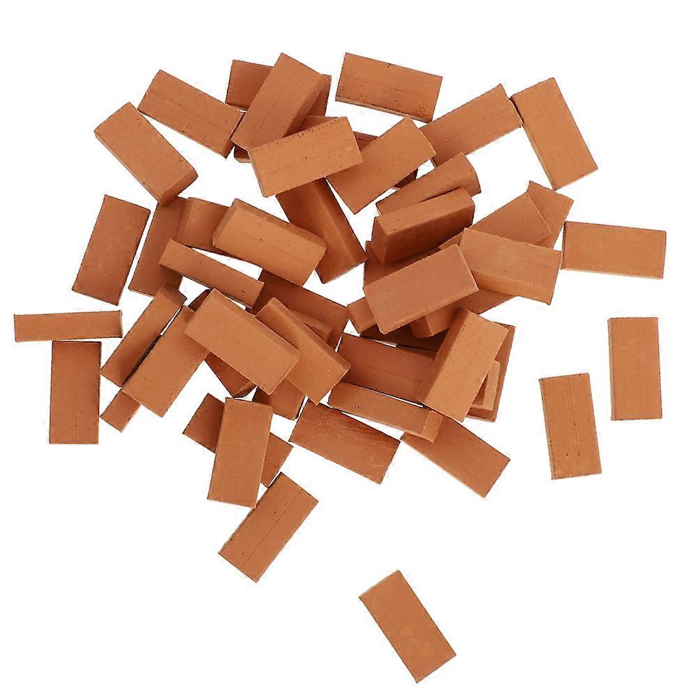 Mini Bricks Clay DIY Landscaping Accessories for Decoration 200Pcs