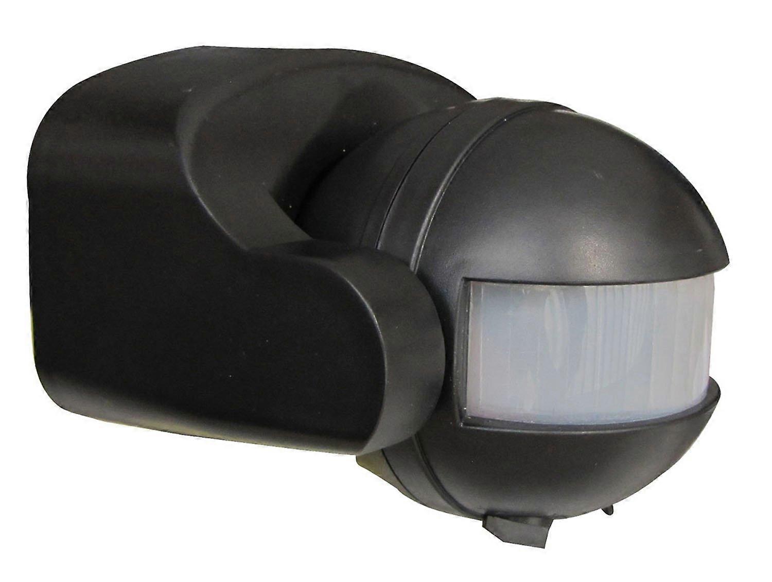 Outdoor Motion Sensor Light with Smart Infrared Detection, Weatherproof Black Security Design