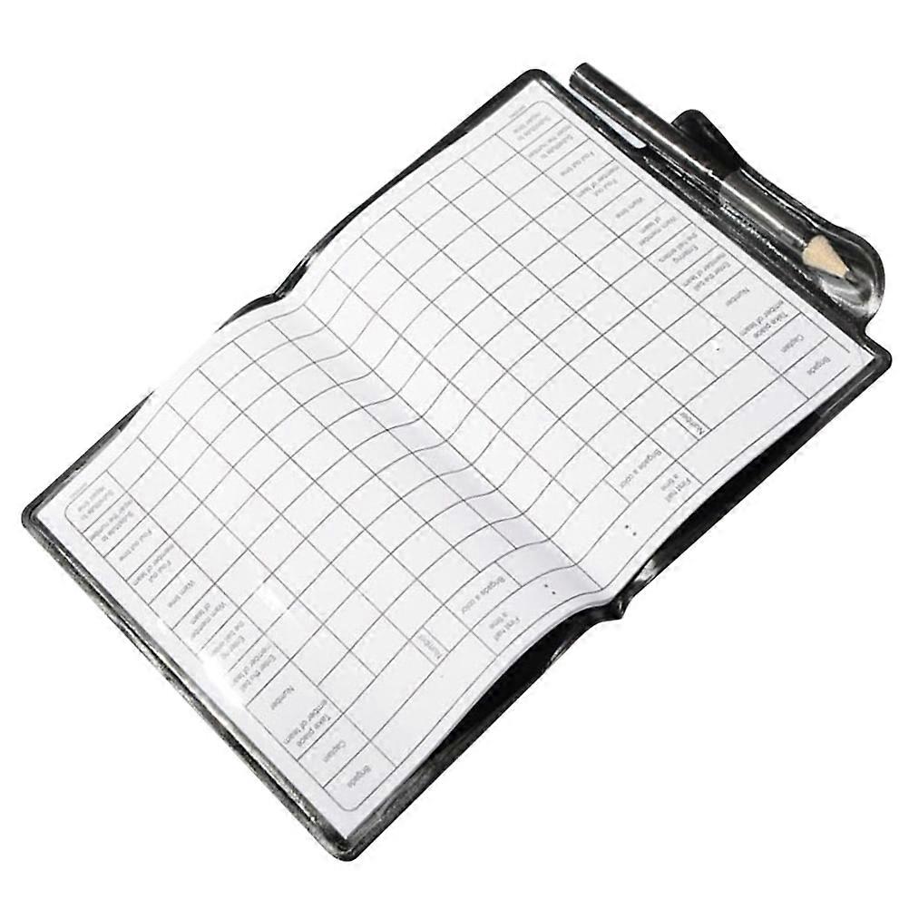 Multi-Function Referee Cards with Pen for Soccer Match 1Set Kit