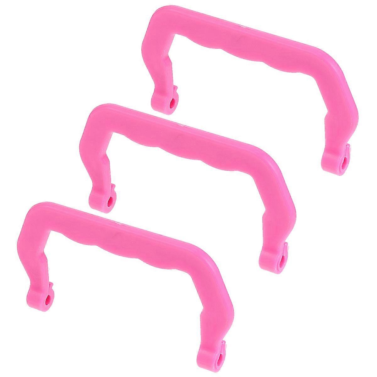 Dog Crate Handle Replacement Handle Portable Pink 11x6cm Ergonomic Grip 10Pcs