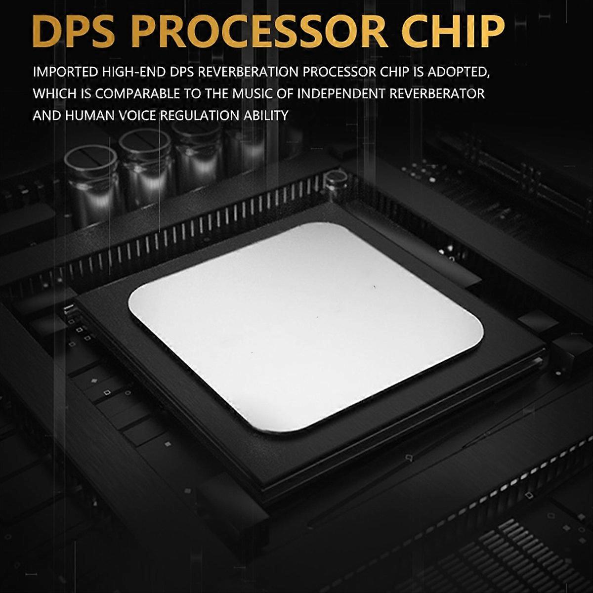 KP4 Audio Mixer with Effects for Professional Beginners, EU Plug