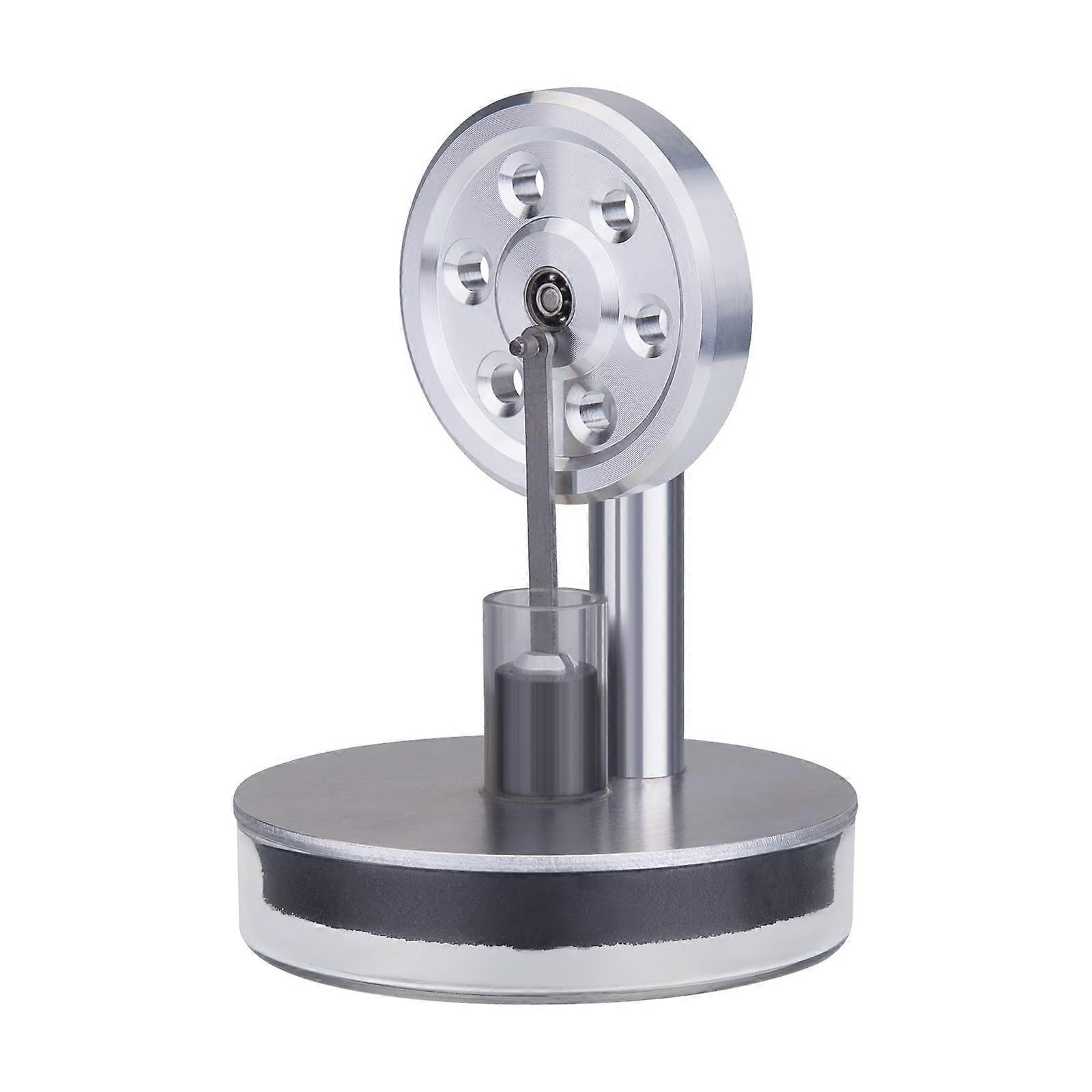 Stirling Engine Kit Type L Metal Low Temperature Educational Science Model for Desktop Display