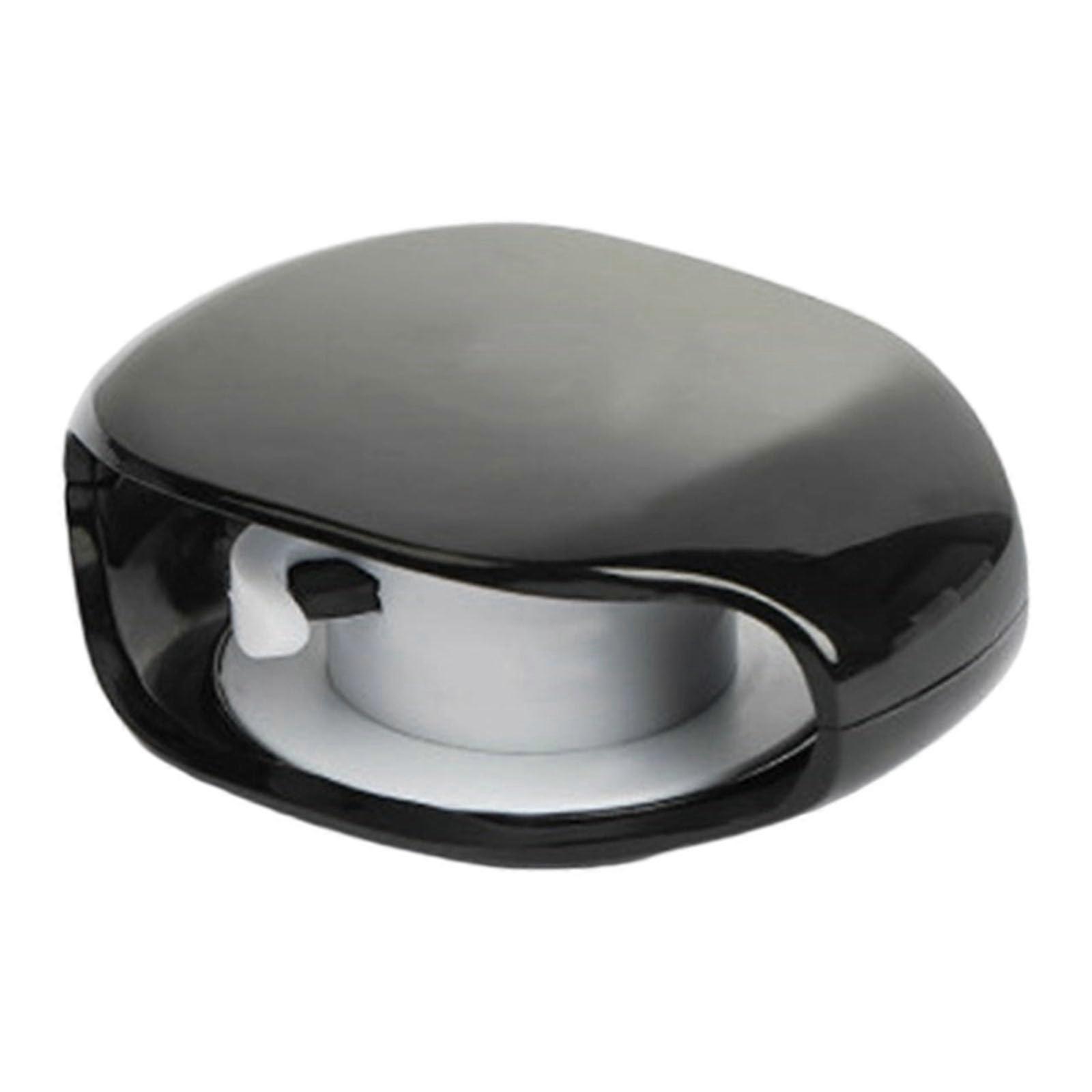 Cable Management Box Black Metal Wire Organizer for MultiDevice Storage and Clutter Reduction