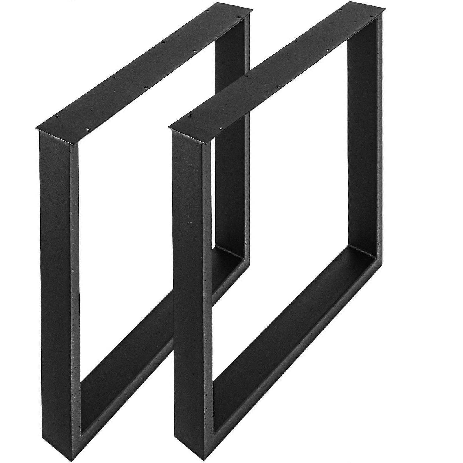 Black Table Legs Frame Metal Dining Table Desk 600X720MM