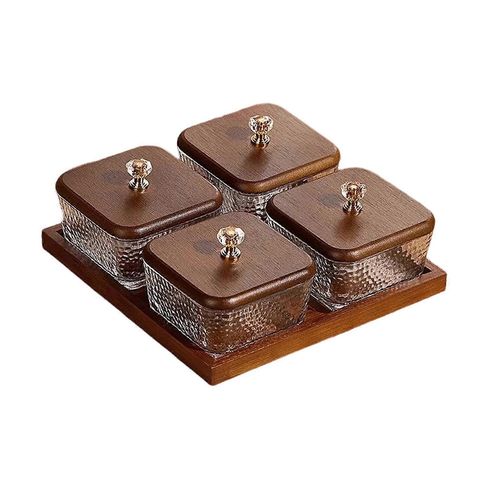 Divided Serving Tray Modern Appetizer Tray Multipurpose Reusable Candy Dish