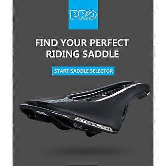 Shimano Pro Stealth landeveisracingsete PRO STEALTH terrengsykkelsete i mykt PU-skinn, hult 142 mm