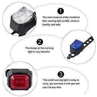 Warning Light Bike Tail Lights ABS for Protection 3Pcs Gemstone