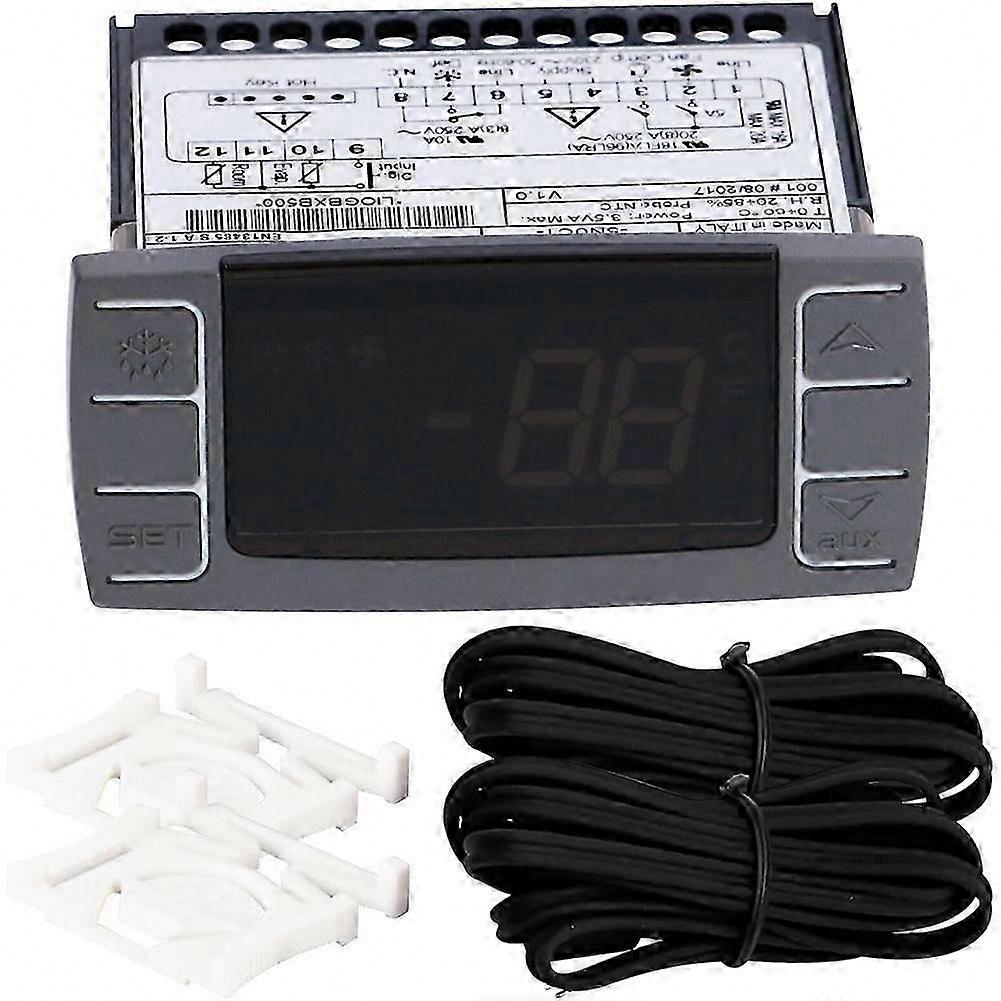 Programmable Temperature Controller for 120V 50-60Hz Freezer with Temperature Sensing Functionality