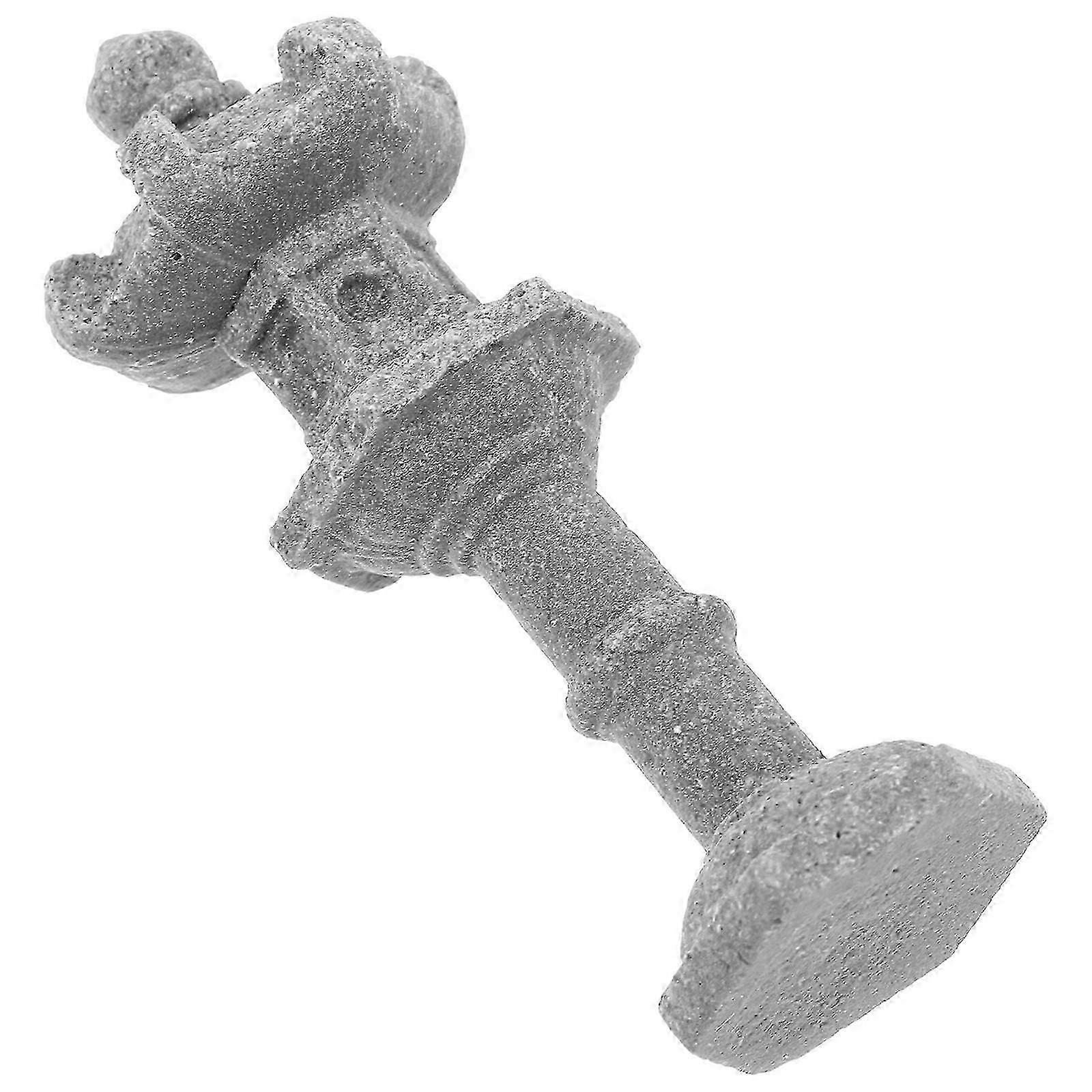 Mini Statue Grey Sandstone Micro Landscape Versatility Garden Decorations