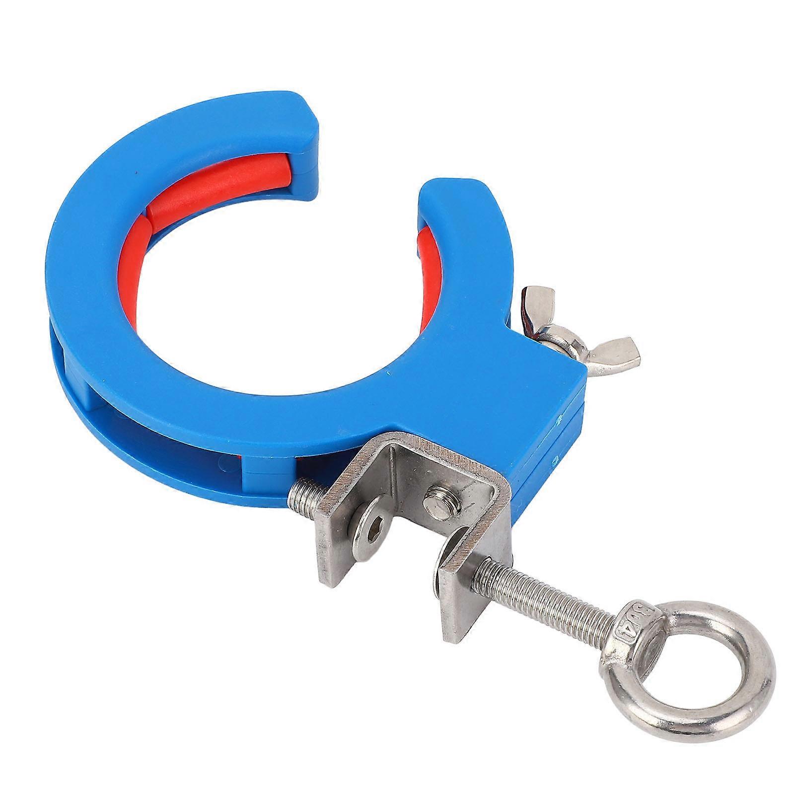 Cable Tray Roller 65mm Clamp Auxiliary Threading Wire Pulling Pulley for Inside Outside Corner Use Blue