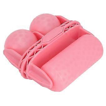 Dual-head facial massage roller with cold compress: reduces puffiness and diminishes fine lines.