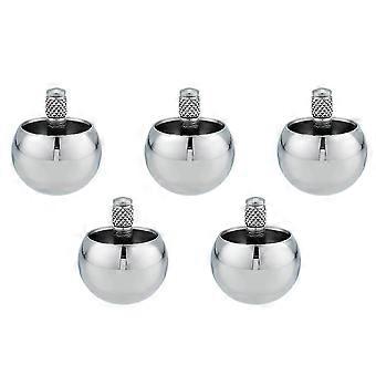 5X Tippe Top Metal Flip Over Top Stainless Steel Spinning Top Amazing Toy Gift, Silver 2026