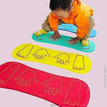 Pedana per l'allenamento dei bambini, giocattolo per l'equilibrio e la coordinazione mano-piede, 2 pezzi