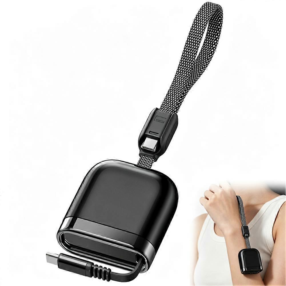 Retractable Cable 240W Fast Charging Type C Braided Cord One Pull Organizer