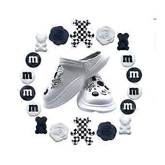 18 pcs sesame street shoe charms for clogs, shoe accessories for Cr