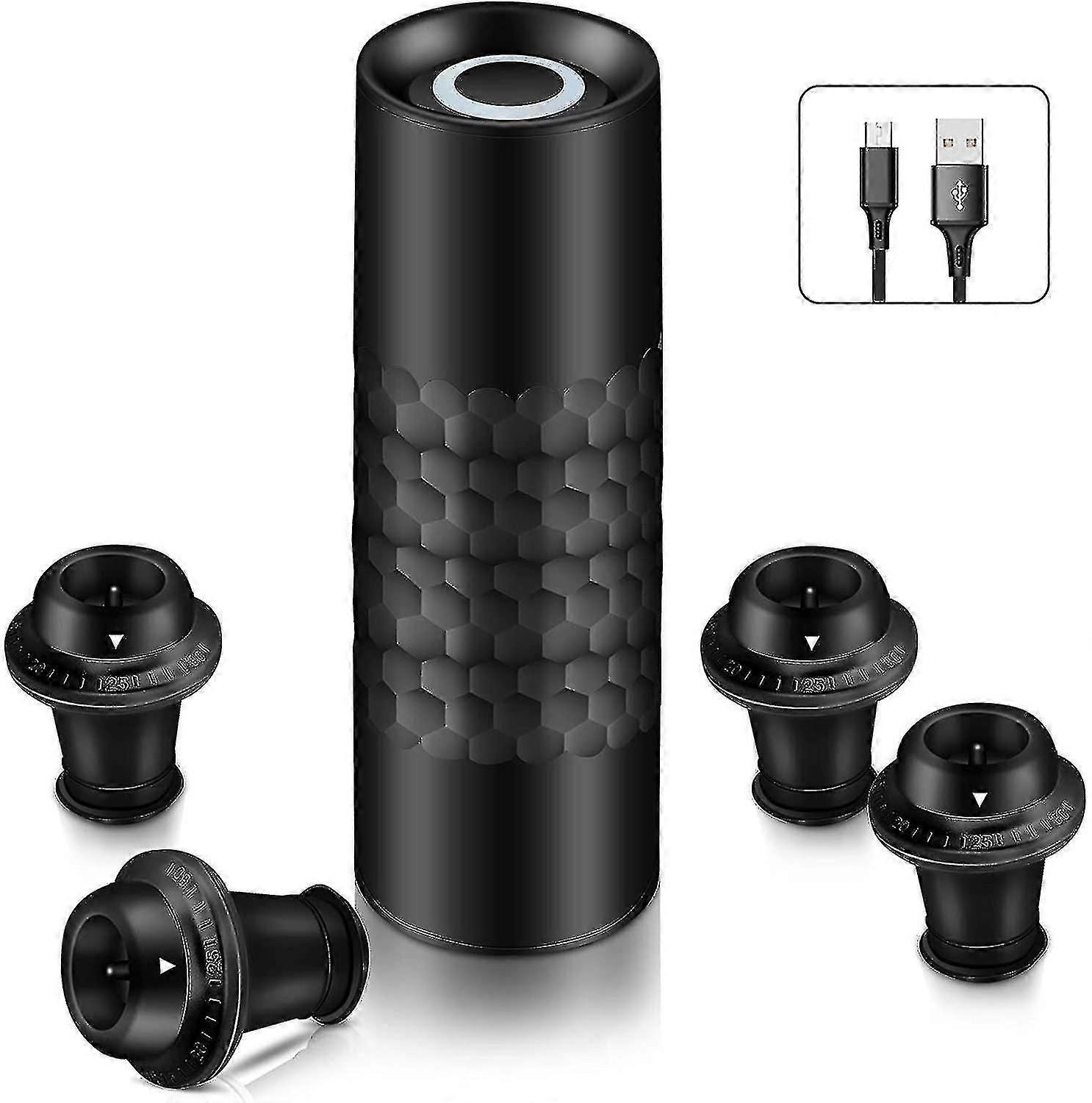 Wine Stoppers Vacuum Wine Stopper Set Automatic Wine Pump Kit
