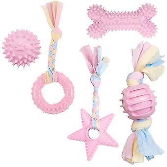 Dog Toy Rope Set, 4 Pcs Durable Interactive Dog Toy For Puppy Small And Medium