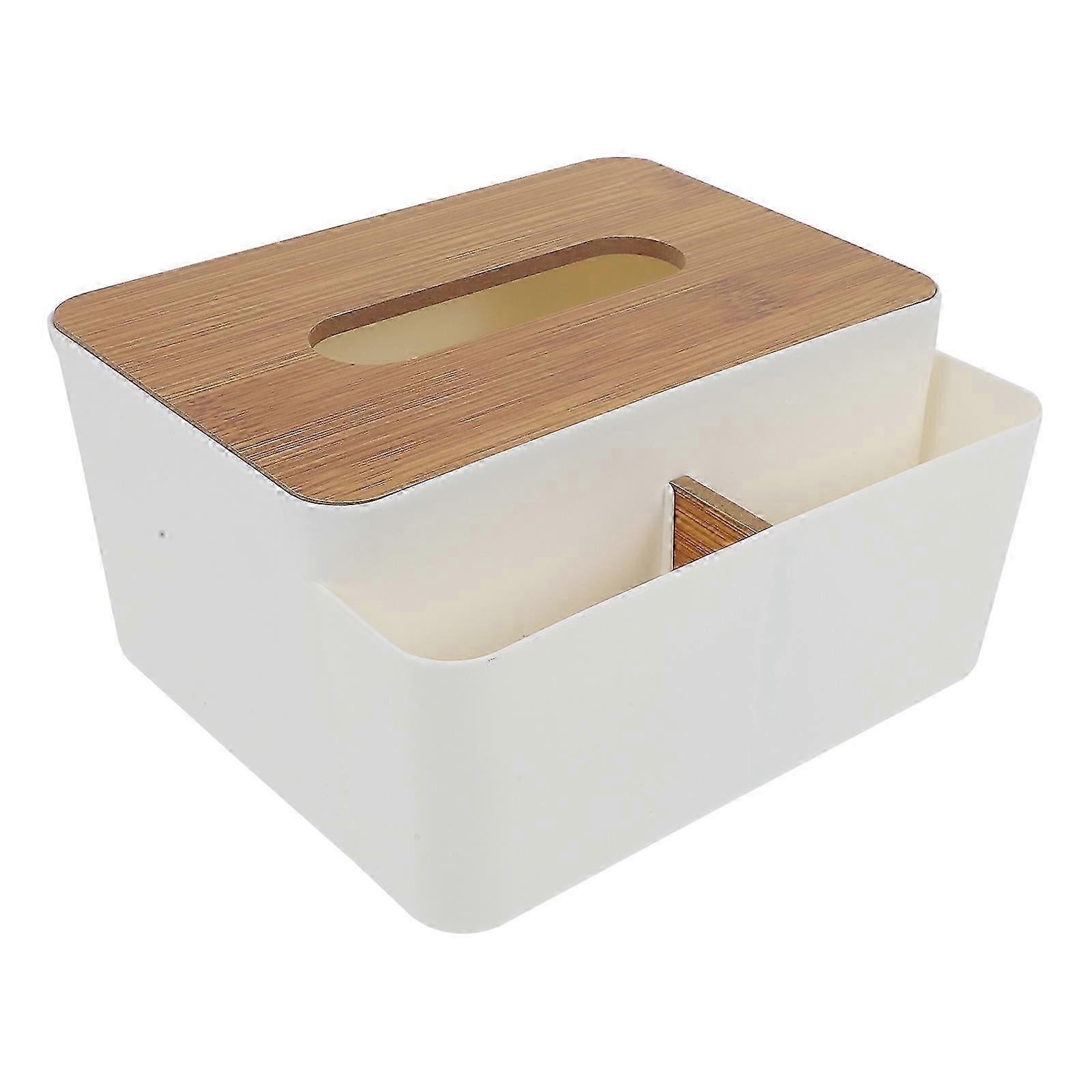 Multi-functional Design Tissue Stand Tissue Storage Holder Home Desktop Decor