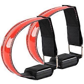 2 Stück wiederaufladbare leuchtende Armbänder Nachtlaufgetriebe reflektierende Armbänder Outdoor-Zubehör
