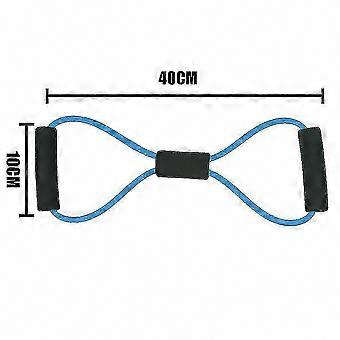 Chest Expander & 8-Tube Resistance Bands with Handles, Pull Rope for Home Gym Workouts & Muscle Training