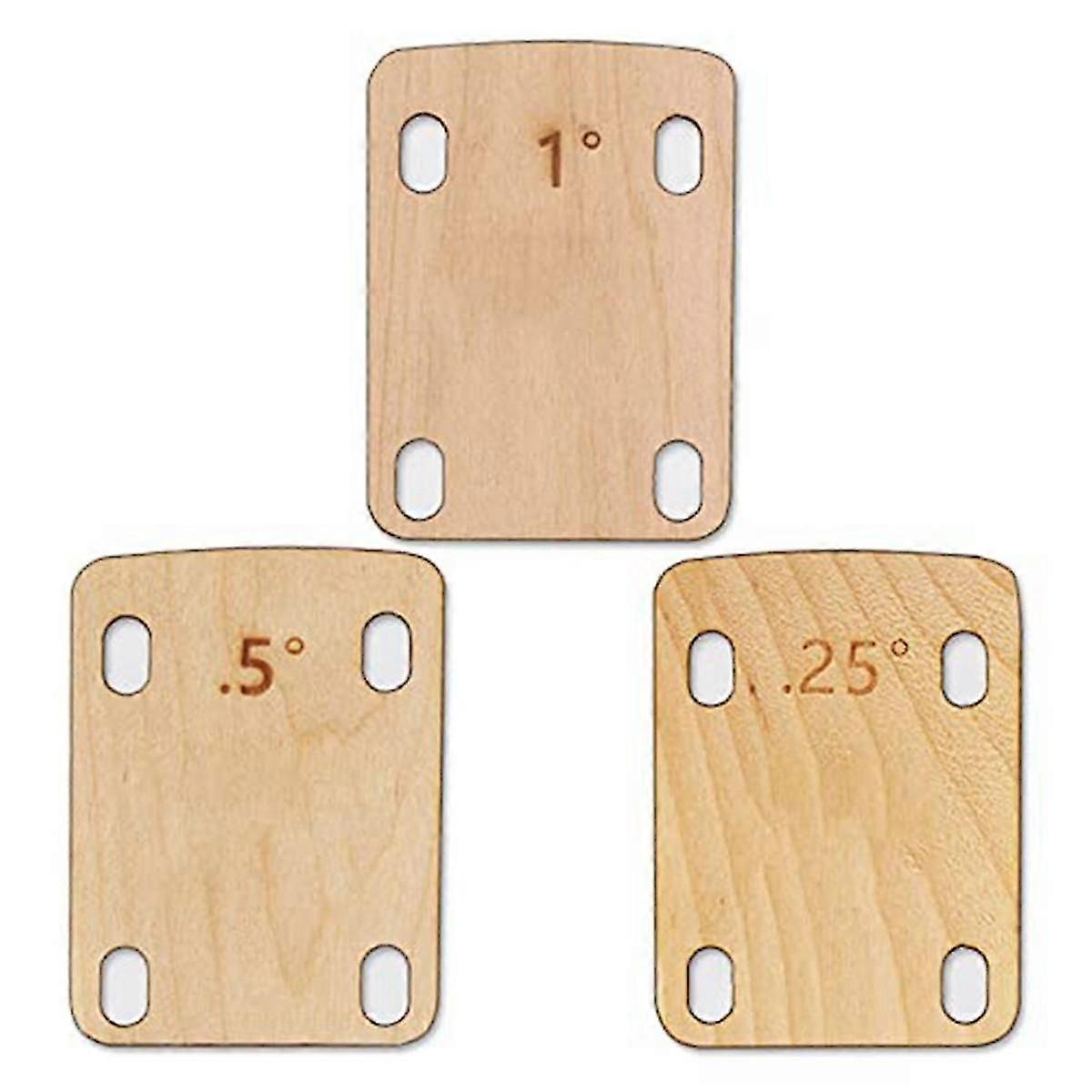 Guitar Neck Shims 3Pcs, Solid Maple Wood, Neck Protection