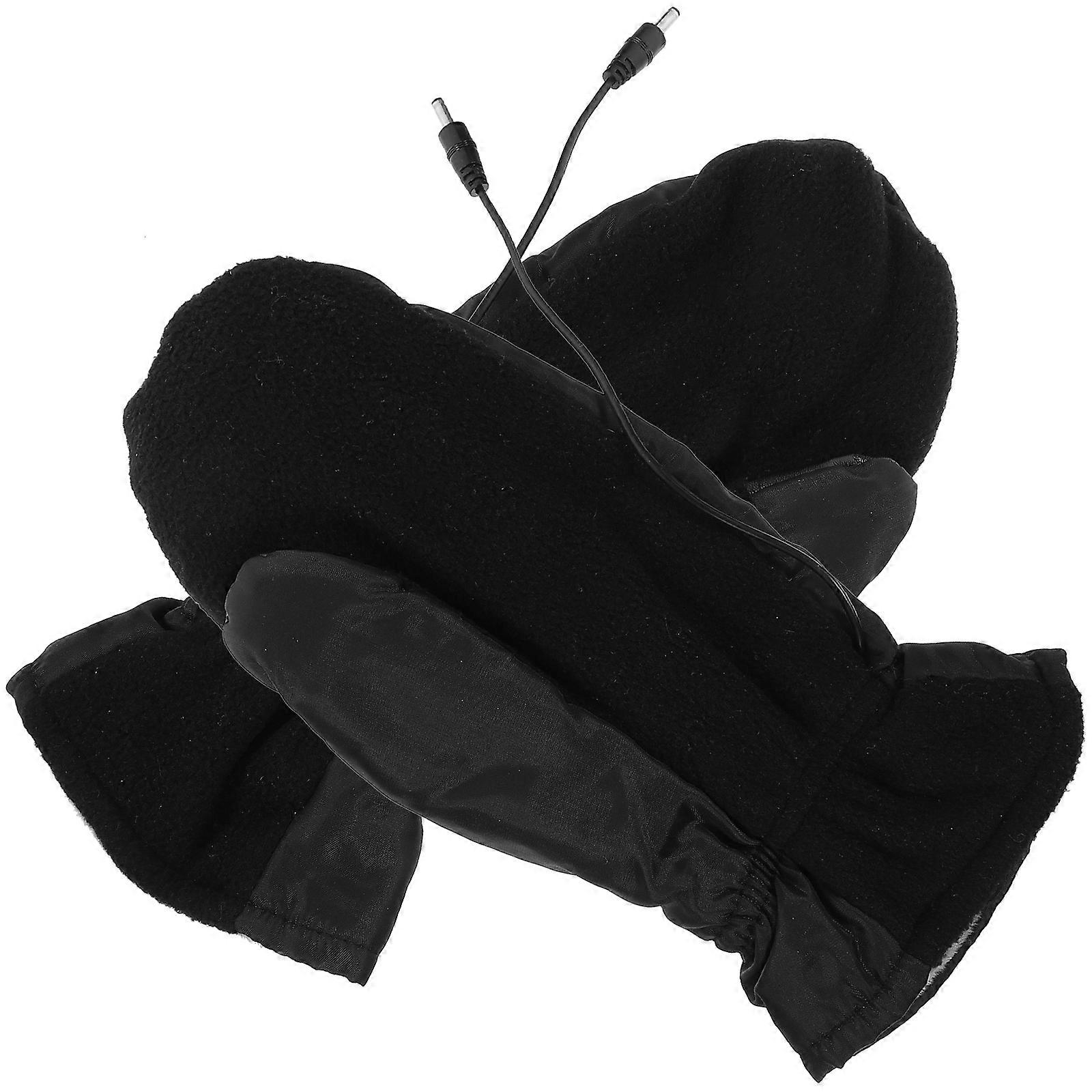 USB Heating Gloves Heated Thermal Gloves for Protecting Hands 1Set Windproof