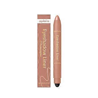2-in-1 Eyeliner Serie wasserfest und schweißfest, verwischt nicht leicht, seidig und leicht aufzutragen, farbentwickelndes Augen Make-up Champagner2g