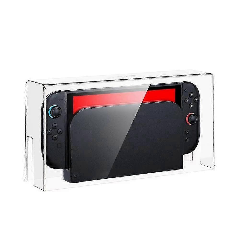 Transparent Base Box for Switch2 Game Console Dustproof Waterproof Acrylic Protective Host Shell Ga