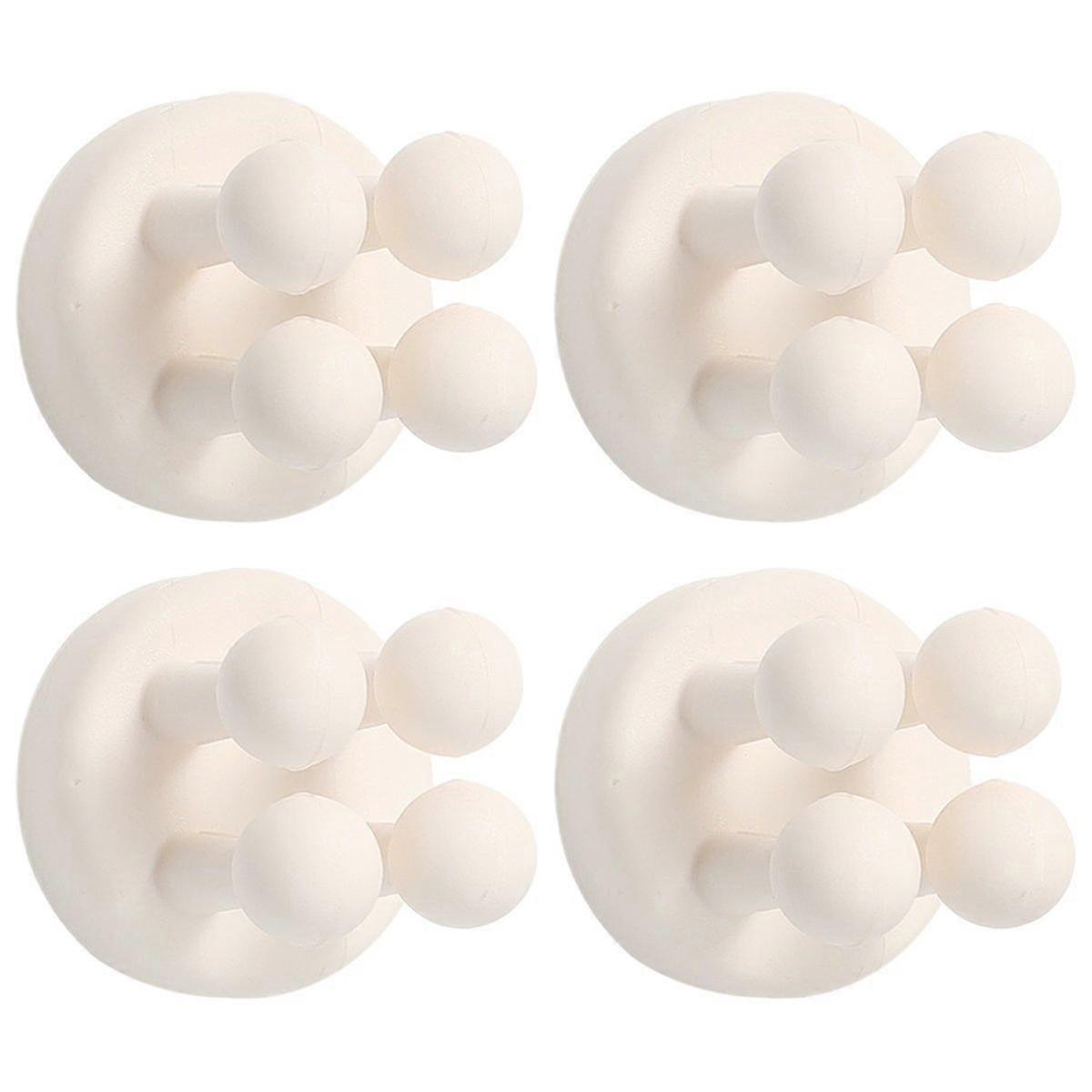4Pcs Silicone Toothbrush Holders