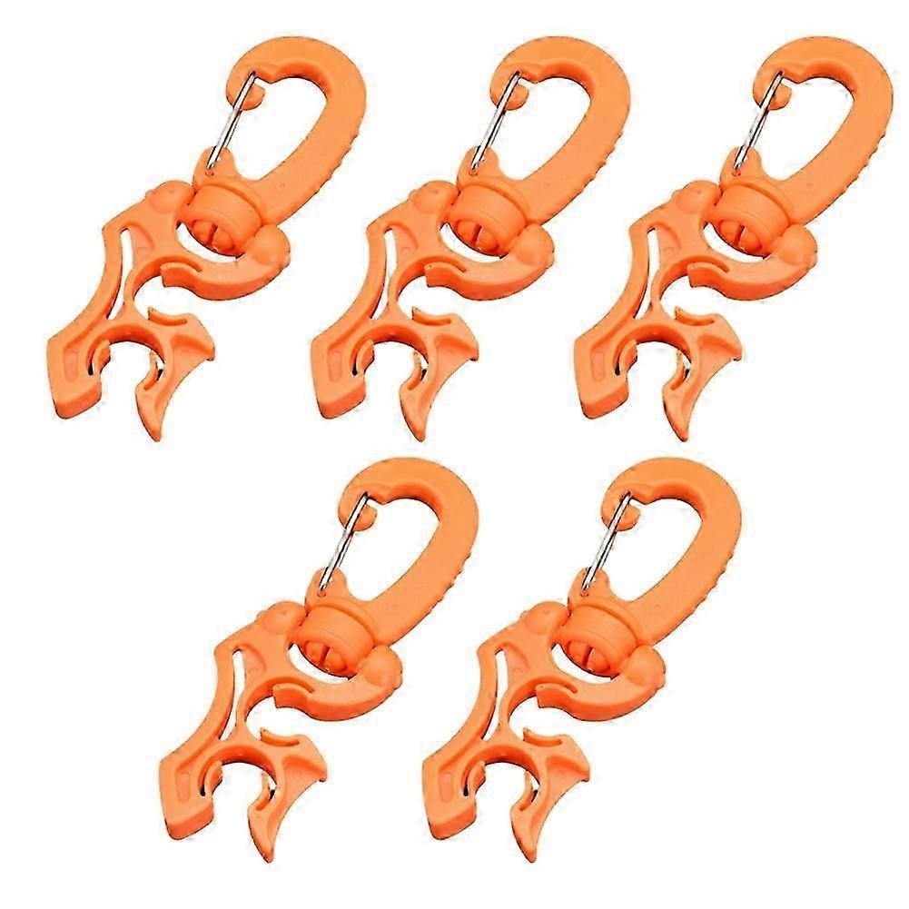 Diving Spare Second-Stage Quick Release Buckle BCD Breathing Regulator Pipe Clamp Low-Pressure Pipe