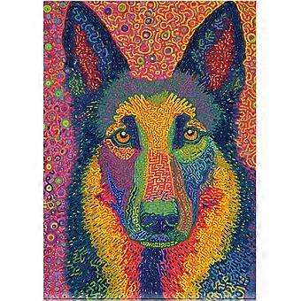 Belgian Tervuren Street Pop Art Jigsaw Puzzle - Colorful Urban Style Artwork Puzzles SQZ482